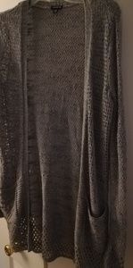 Plus size Women's Lightweight Gray cardigan